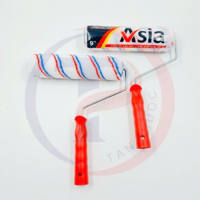 Cọ Lăn Việt Mỹ Asia 2 Sọc Cán Đỏ